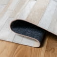 thumbnail image 5 of SAFAVIEH Studio Leather Candelario Geometric Area Rug, Ivory/Light Grey, 8' x 10', 5 of 10