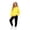 Yellow, variant on Toddler Girls' Outfits Kids Long Sleeve Hoodie Sweatshirt Pants Casual Solid Outfit For Big Sweatsuits 9-10 Years