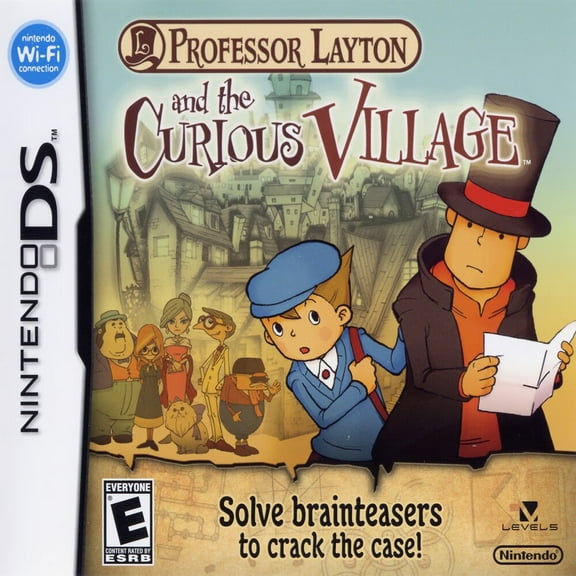 DS Game Cartridges Professor Layton and the Curious Village US Version, DS Game Card for NDS 3DS DSI DS