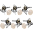 thumbnail image 1 of Guitar Tuner Peg Small Elliptical Handle 6Pcs 1.2x1.3x1.5In, 1 of 1