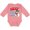 Mauve, variant on Inktastic Baby It's Cold Outside Boys or Girls Long Sleeve Baby Bodysuit