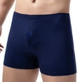 thumbnail image 7 of HUPOM Men'S Underwear Underwear For Men Pack Medium waist Comfort Waist Solid Boxer Briefs Dark Blue XL, 7 of 7