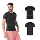 thumbnail image 3 of Playera Cuello Redondo para Caballero, Color Negro, Talla Extra Grande, 100% Poliéster. Yazbek C1302, 3 of 3