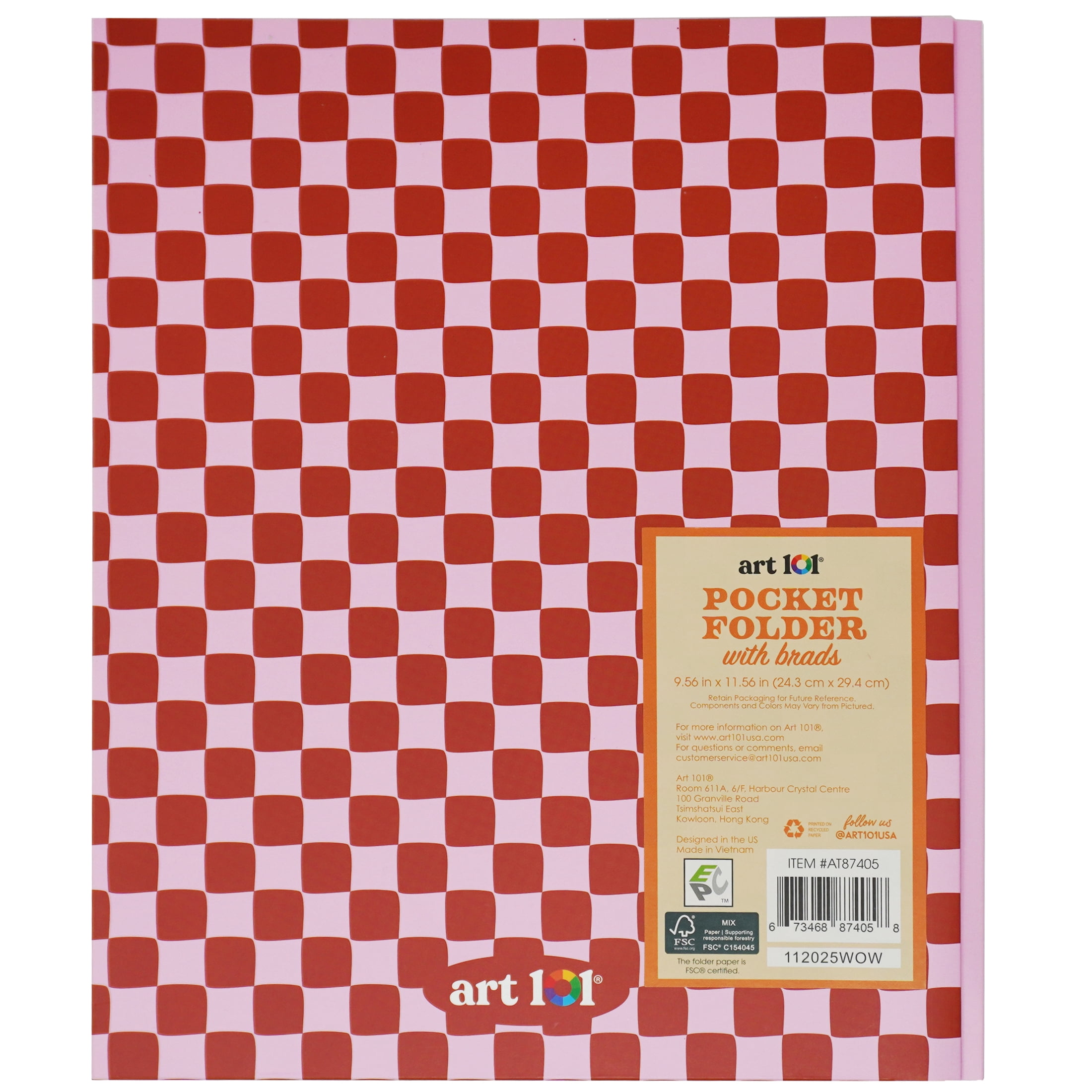 Art 101 Wild West Pocket Folder with Brads