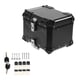 thumbnail image 1 of Equipaje de caja trasera de aluminio Jadeshay 45L Negro para aventura de motocicleta, 1 of 9