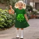 thumbnail image 4 of Niñas Vestido de Día de San Patricio Manga Corta Cuello Redondo Casual para 3-12 Años Niños Verano, 4 of 9