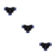 thumbnail image 1 of Eigraketly 10x conectores de tubo neumático duraderos negros para manguera rápida de alta resistencia a la presión de del Type1 NO1, 1 of 6