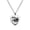 Always In My Heart, variant on Steel Cremation Ash Urn Necklace Memorial Pendant Steel Chain Jewelry-Cube
