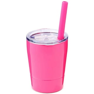 Wholesale Kids Smoothie Cup, Sippy Cup with Straw - Riberry Pink
