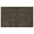 thumbnail image 1 of REGALWOVEN Alfombra de baño geométrica, alfombra de baño extra suave y absorbente, alfombra de baño cómoda y antideslizante de color sólido marrón 16" x 24", 1 of 6