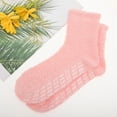 thumbnail image 2 of Unique Bargains 1 Pair Women's Thermal Sleep Cozy Socks Pink 93% Polyester 7% Spandex, 2 of 5
