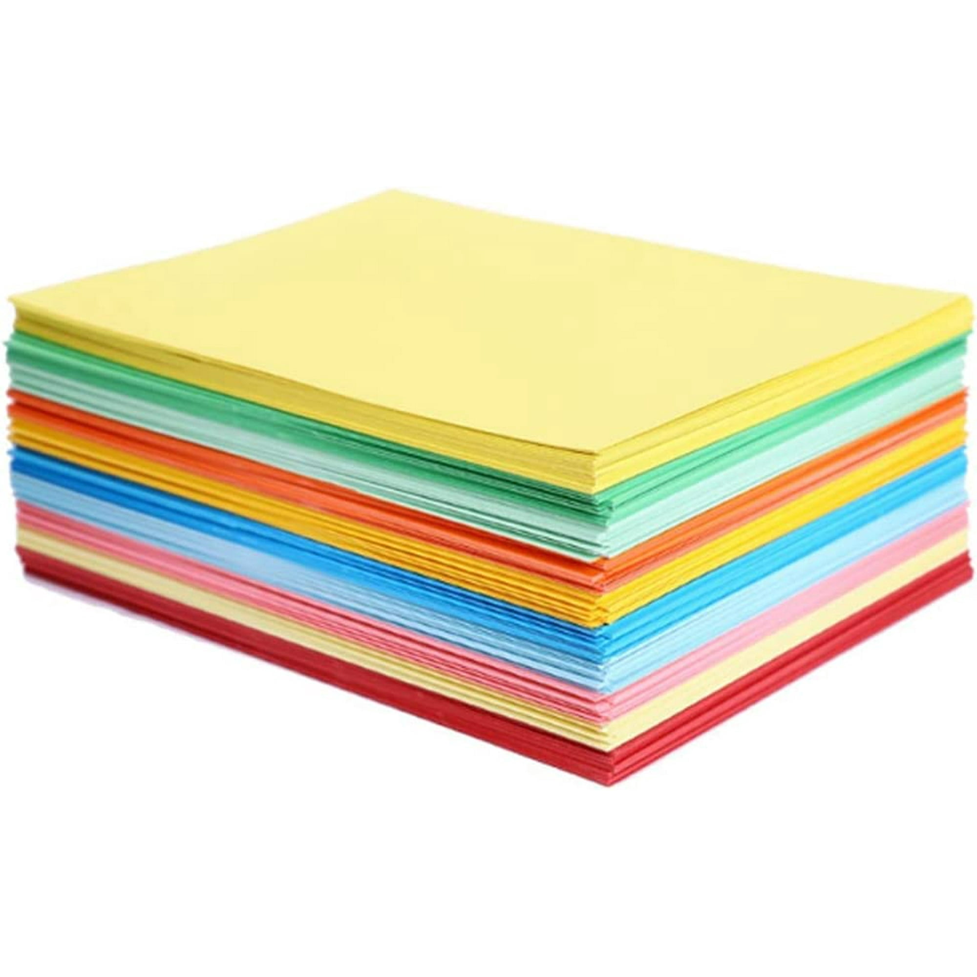 Papier Origami Coloré 100 Feuilles - 20 Couleurs Vives - Format A4 Double Face - Pour Bricolage, Arts Créatifs Et Projets Artistiques - 5