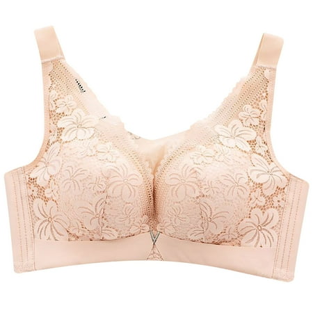 

Tejiojio Comfort Fit Smoothing Bra Women s Bra Soild Wire Free Underwear One-Piece Bra Everyday Underwear