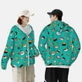 thumbnail image 4 of Lsque Sushi UPF 50+ Lightweight Sun Protection Men's Women's Long Sleeve Shirt, Hoodie Performance -3X-Large, 4 of 9