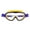 Deep Blue+Yellow, variant on Children's swimming goggles for boys and girls 3-8 - Lightweight Silicone, Anti-Fog Wide Lens, Retro Design Child Swim Goggles, Adjustable Straps, Hair-Safe Buckle, Cotton Pouch Included, Bubblegum