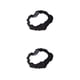 thumbnail image 1 of Sonducket Trampoline Spring Cover 36-40 inch Oxford es Cloth Replacement Negro 40 pulgadas 2piezas, 1 of 6