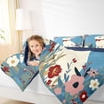thumbnail image 4 of Homewish Retro Rabbit Twin Comforter Set 2pcs, Rustic Floral Bedding Sets, 4 of 8