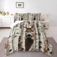 thumbnail image 2 of Erosebridal Reindeer Elk Bedding King Comforter Set, Rustic Animal Down Comforter, Hunting Theme Decor, 3-Piece, 2 of 7