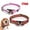 Pink+Red, variant on CHBORLESS 2 Pack Reflective Dog Collar with Lock Buckle Adjustable Nylon Pet Puppy Collar,Blue,S