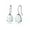 White Opal, variant on Limerencia Hypoallergenic Titanium Jewelry Water Drops Cubic Zirconia/Opal Earrings for Sensitive Ears Women