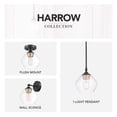 thumbnail image 3 of Globe Electric Harrow Ceiling Light Matte Black 60W E26, 3 of 5