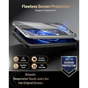 Poetic Guardian Case for Motorola Moto G Stylus 5G 2026 [Screen Protector Works with Fingerprint ID] [20 FT Mil-Grade Drop Tested], Full-Body Hybrid Shockproof Bumper Cover, Black/Clear