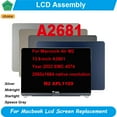 thumbnail image 2 of New Laptops Screen A2681 LCD Screen Panel Full Assembly For MacBook Air 13.6" M2 Assembly Maintenance Replacement 2022 EMC 4074 Starlight, 2 of 6