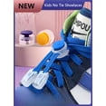 thumbnail image 2 of 2022 cordones elásticos zapatillas de deporte con cierre de resorte cordones sin lazos niños adultos cordones de zapatos rápidos bandas de goma para zapatos cordones planos Gao Jinjia LED, 2 of 2