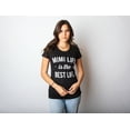 thumbnail image 4 of Womens Mimi Life Is The Best Life T shirt Funny Cute Tee for Grandma Mothers Day Womens Graphic Tees, 4 of 9