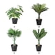 thumbnail image 3 of Cateissary Árbol tropical falso verde con bajo mantenimiento y hoja de imitación ecológica para interiores o exteriores Decoración Plátano, 3 of 6