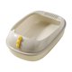 thumbnail image 1 of Caja de arena para gatos con parte superior abierta, jaula para orinal, bandeja grande, caja de arena, contenedor de arena Base Blanca42X28X16CM jinwen Bandeja de arena para gatos, 1 of 8