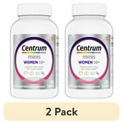 (2 pack) Centrum Minis Silver Womens 50 Plus Vitamins, Multivitamin Supplement, Supports Memory and Cognition, 280 Ct