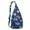Blue-18, variant on Waterproof Sling Backpack for Women – Lightweight Crossbody Chest Bag with Adjustable Strap for Travel & Outdoor – Mermaid Scales, Ocean Waves & Nautical Sea Life Print