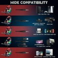 thumbnail image 2 of Gaming Headset, Surround Stereo Gaming Headphones with Noise Cancelling Mic, With Noise Cancelling Mic,Computer Headset,Deep Bass Stereo Sound,Red and Blue, 2 of 5