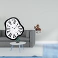 thumbnail image 2 of Reloj De Pared Acrílico Con Caballero Distorsionado. Pieza Central única Y Creativa Con Efecto Fundido. Adorno De Escritorio Lujoso, Divertido E Impermeable. Decoración Para El Hogar. Regalo, 2 of 8