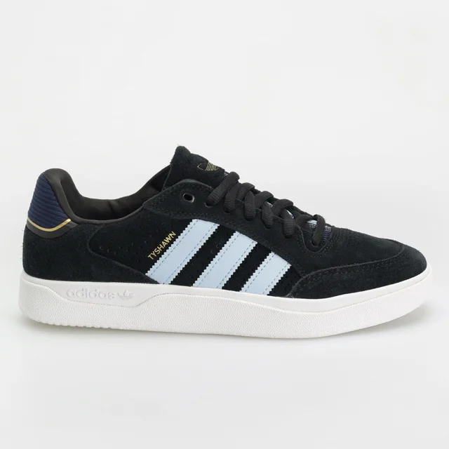Adi-das Tyshawn Low Men’s Athletic Shoe Black Sneaker Footwear Skate Trainer #153