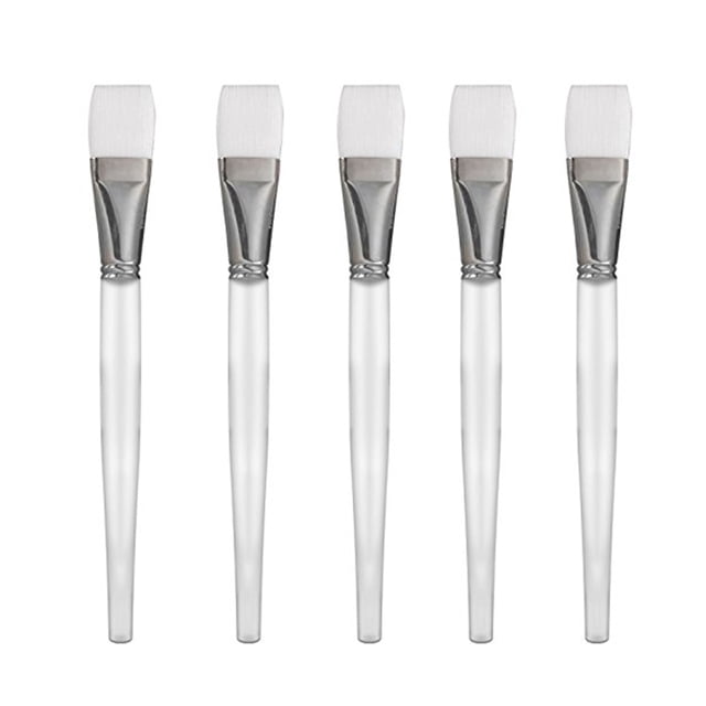 5pcs Crystal Facial Mask Brush Professional for Applying Facial Mask Eye Mask or DIY Needs