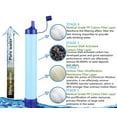 thumbnail image 2 of 1500L Outdoor Personal Water Filter,Ultralight 0.01Micron 4-Stage Filtration System Portable Water Purifier Survival Straws for Outdoor Travel Wilderness Expedition and Emergency situations, 2 of 9