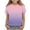 Pink, variant on CYRBOKO Girls T-Shirts, Gradient Crew Neck Short Sleeve Casual Summer Tees Pink Size 7-8 T
