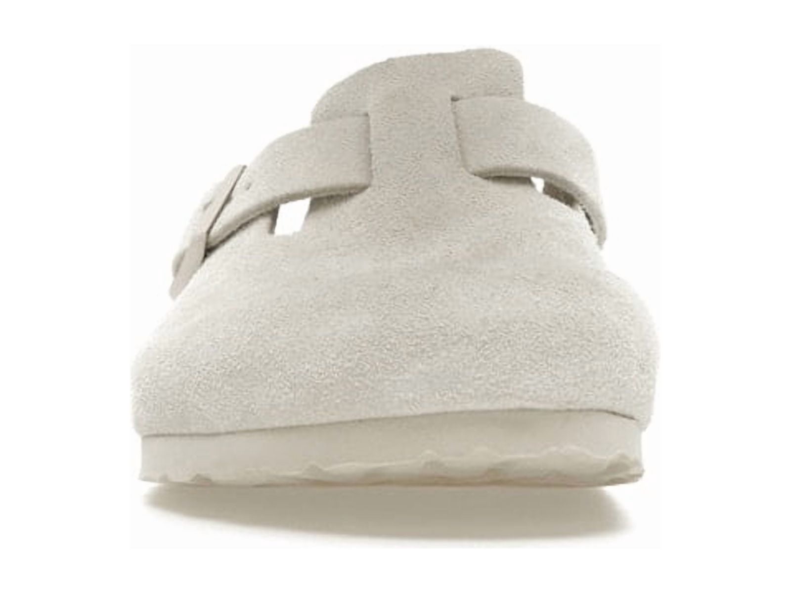 Birkenstock Unisex Boston Soft Footbed Suede Antique White Shoes, from StockX