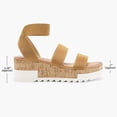 thumbnail image 4 of Sandalia DREAM PAIRS REED-1 Plataforma Cuña 6 cm Camel Talla 7, 4 of 6