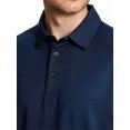 thumbnail image 5 of SYLCLEG Mens Polo Shirts Short Sleeve Casual Solid Stylish Dry Fit Performance Designed Collared Golf Polo Shirts for Men,Navy,XL, 5 of 7