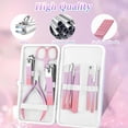 thumbnail image 6 of Kit Women Professional Manicure Pedicure Set  Clippers Kit Ultra     Care Tool Cuticle Trimmer  Kits with Travel Case,12in1,Suitable for  Travel,Gifts for Women, 6 of 6