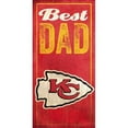 thumbnail image 3 of Las Vegas Raiders 6'' x 12'' Best Dad Sign, 3 of 7