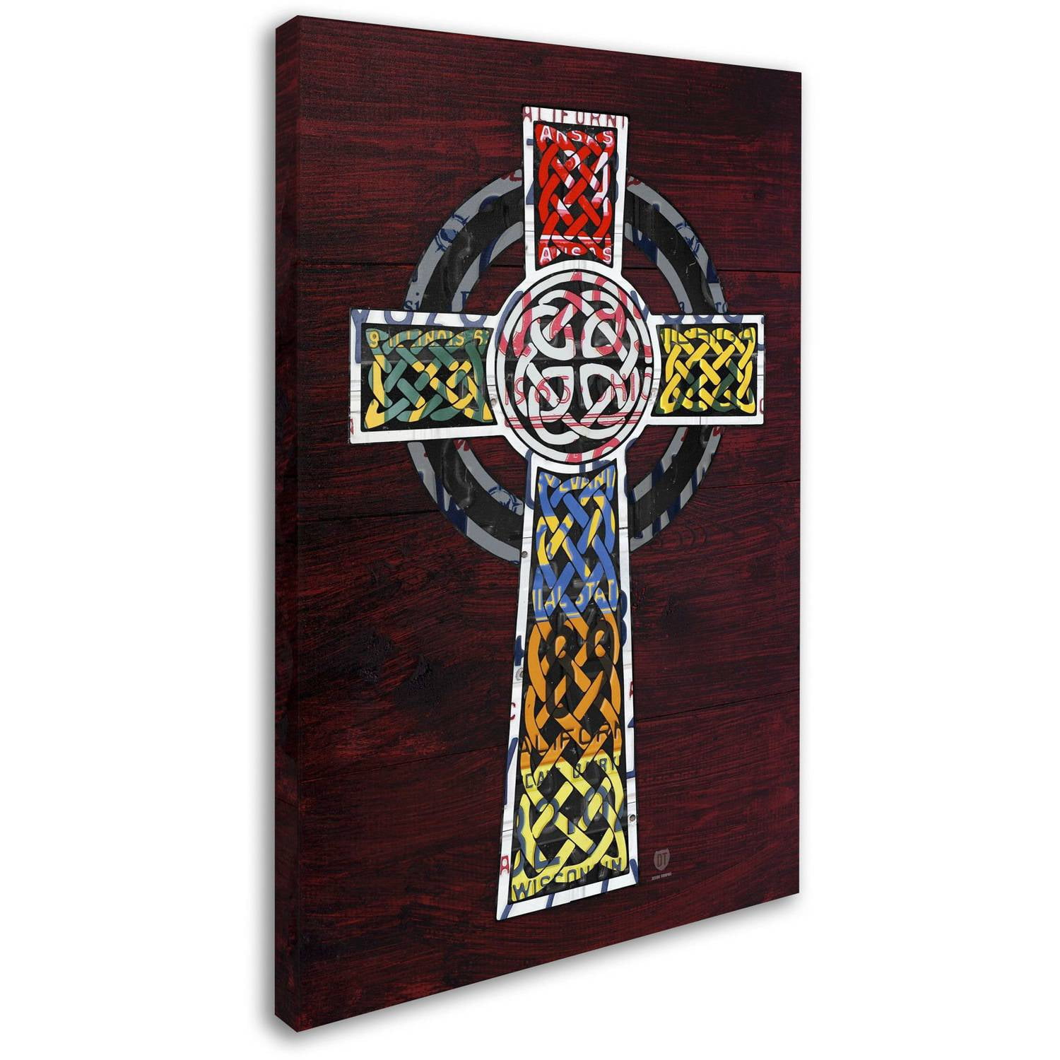 Trademark Fine Art 'Celtic Cross' Canvas Art by Design Turnpike