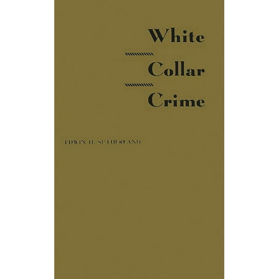 White Collar Crime, (Hardcover)