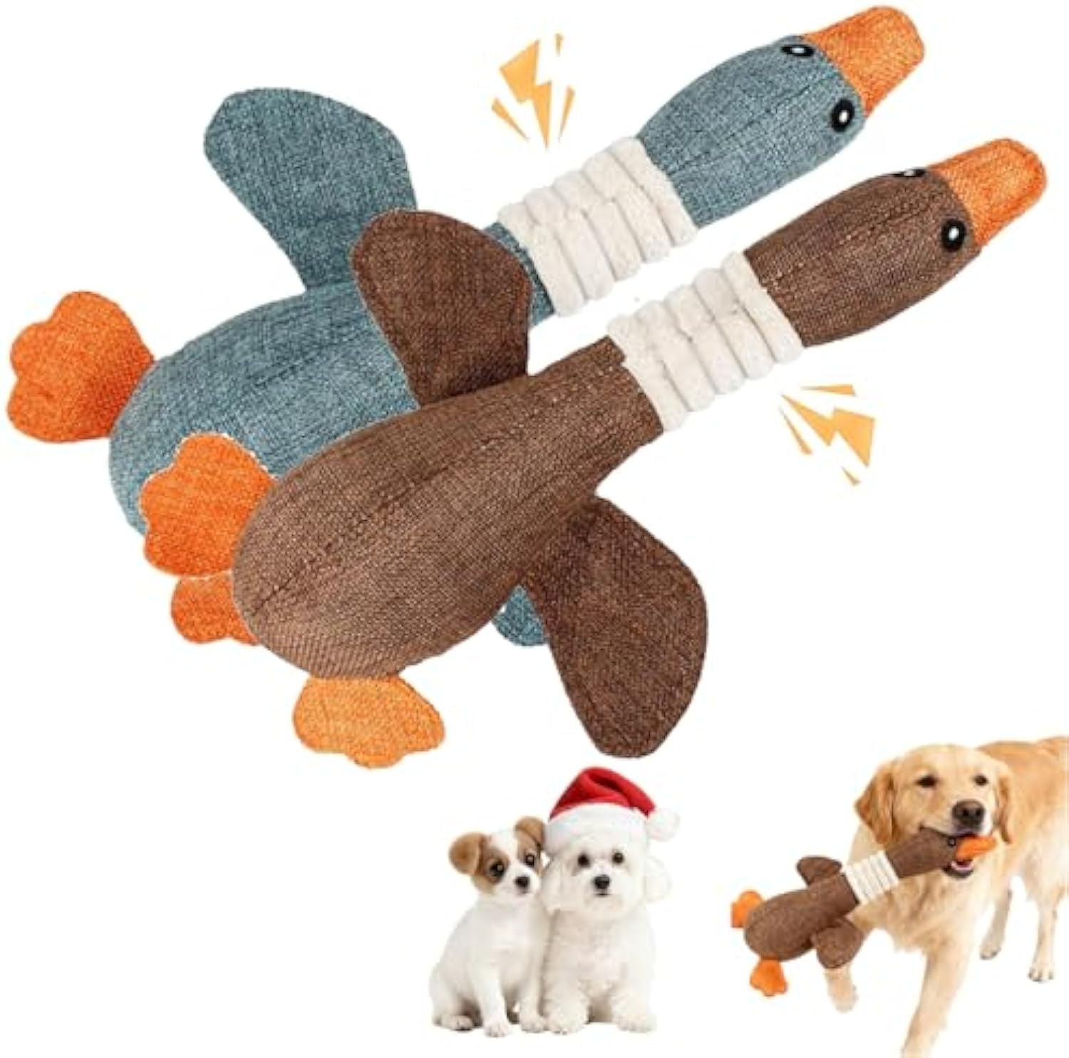 SPOT Skinneeez Extreme Quilted Raccoon Dog Toy, Stuffing Free with