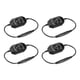 thumbnail image 1 of LED Tira Atenuador Interruptor 12-24V DC PWM Giratoria En Línea Atenuador Controlador con DC Conector Cable para LED Tiras Luces, Negro, Paquete de 4, 1 of 6