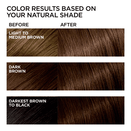 (2 Pack) L'Oreal Paris Feria Multi-Faceted Shimmering Color, 45 French Roast Deep Bronzed Brown