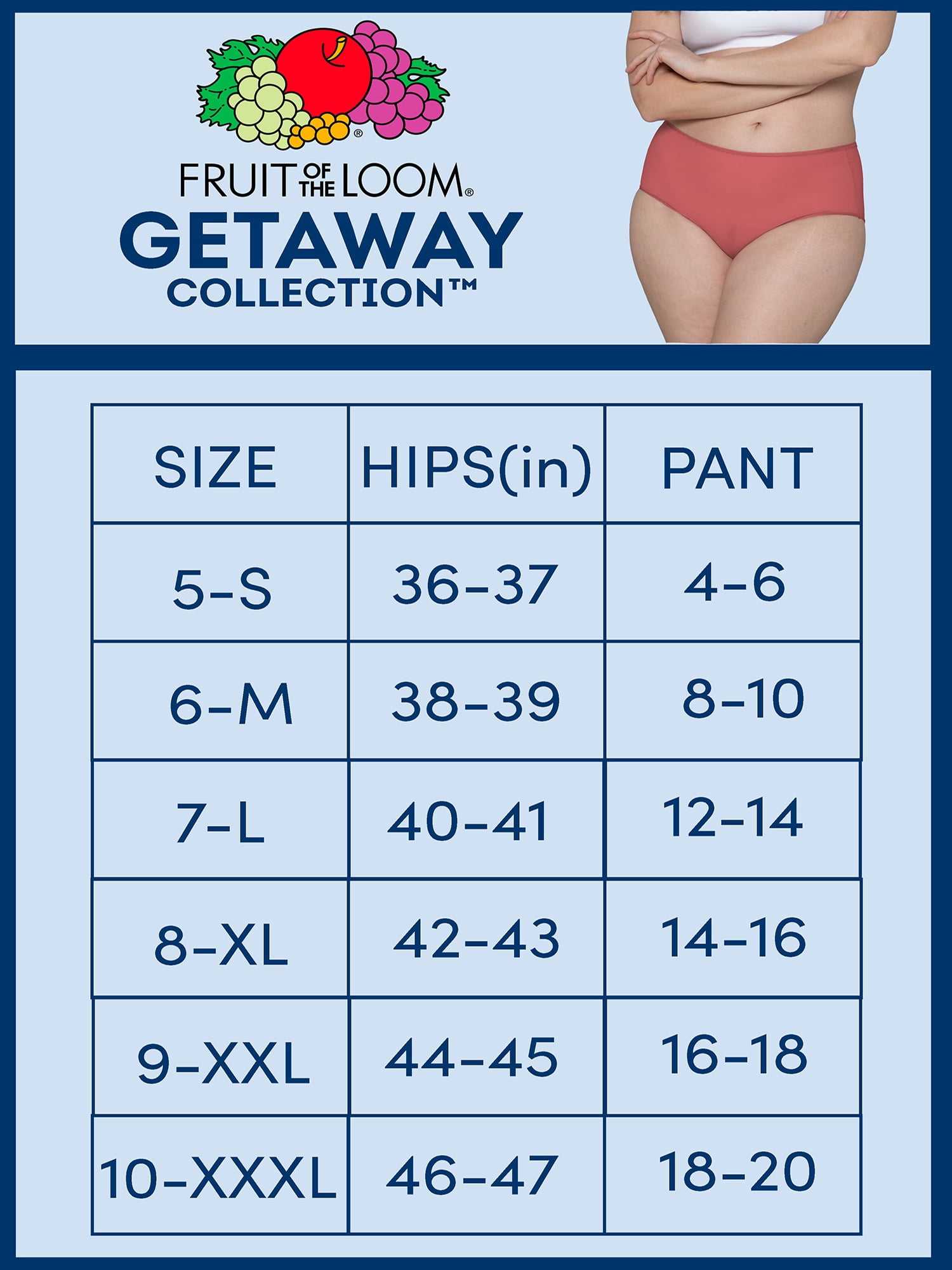 Fruit of the Loom Women's Getaway Collection, Cooling Mesh Bikini Underwear, 4-Pack